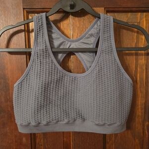 Mono B Slate Textured Sports Bra